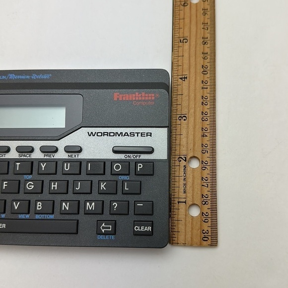 Vintage FRANKLIN WORDMASTER Deluxe Dictionary Merriam-Webster With Case - Picture 11 of 13